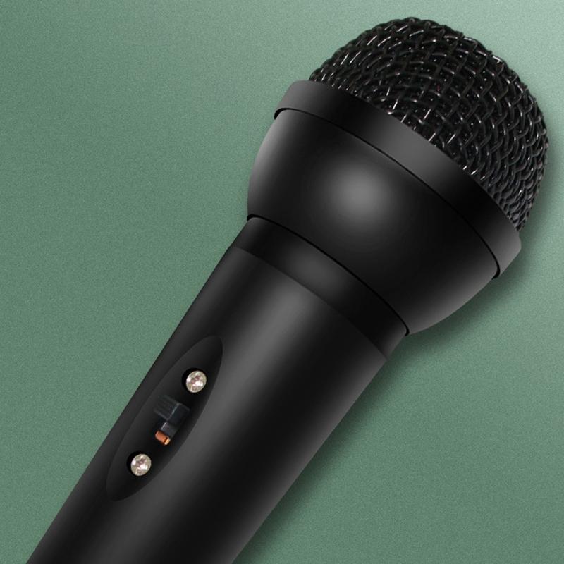 Wired Microphone with 200cm Cable Condenser Handheld Microphone with Stand for Karaoke Singing, Speech, Wedding