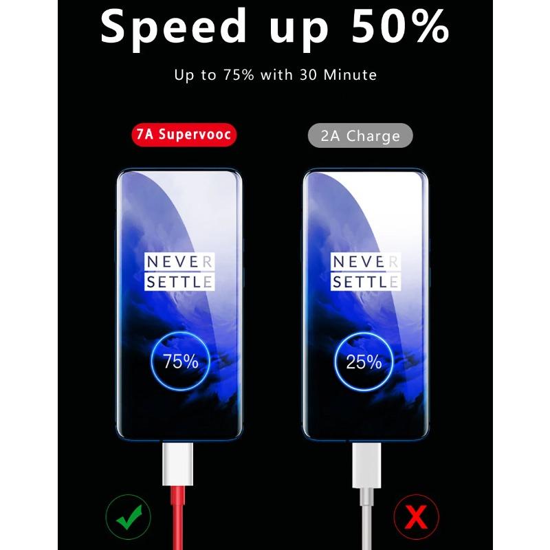 Oneplus Originalkabel 100W Supervooc Dash Warp Charge Typ C Schnellladekabel One Plus 11 5G 10 Pro 10T Nord 2T 9RT 9 8 T 7