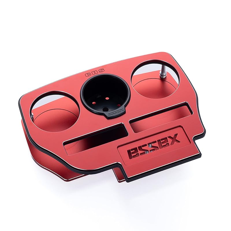 

ESSEX Billet front cup holder Ver.II Color: Red hiace For S-GL