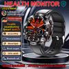 2025 New Smart Watch For Men Health Blood PressureBlood Oxygen Uric Acid Fitness Tracker Watches Bluetooth Call ECG Smartwatch