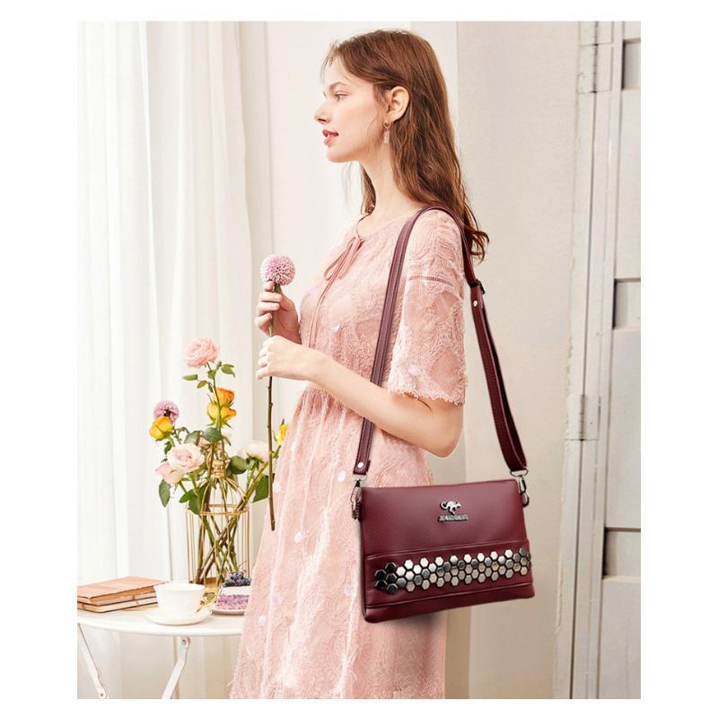 Fashion new favorite! New trendy texture handbag, simple mini super charming