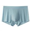 3pcs Summer Thin Ice Silk Men's Underwear Men's Flat Corner Pants with Mesh One Piece Breathable Thin Quick Drying Boxer Brief