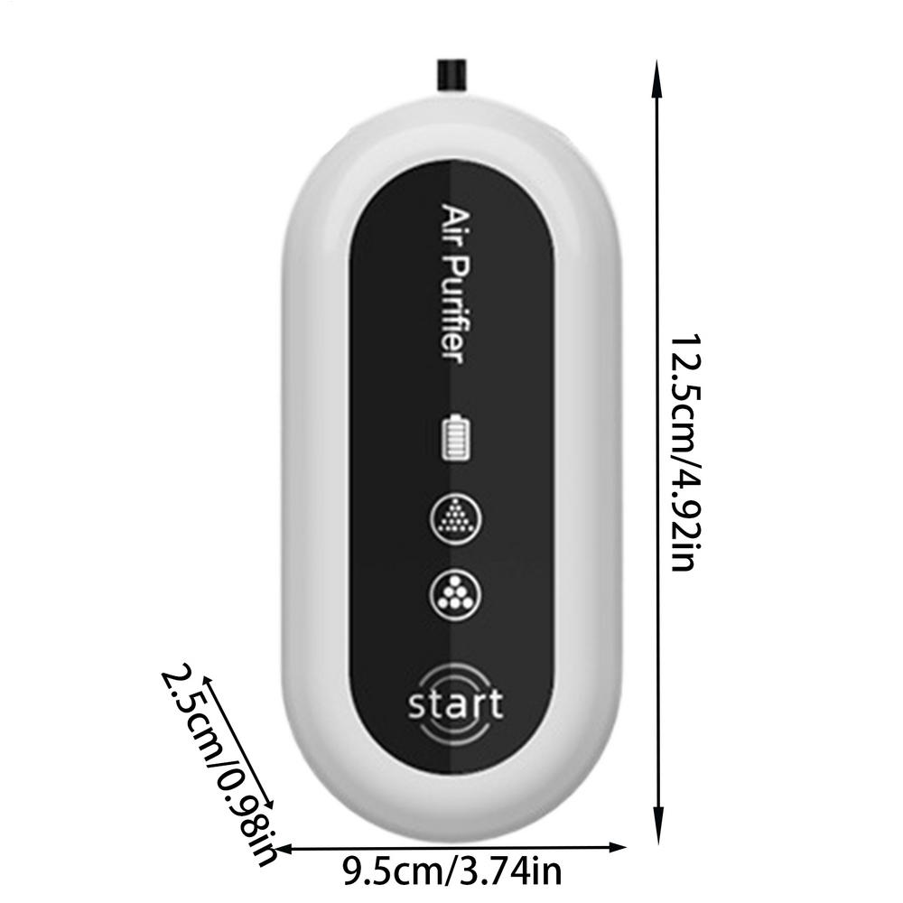 Носимый очиститель воздуха Дорожный размер Портативный очиститель воздуха Ожерелье Носимый ионизатор Устраняет пыльцу Частицы Пыль для улицы