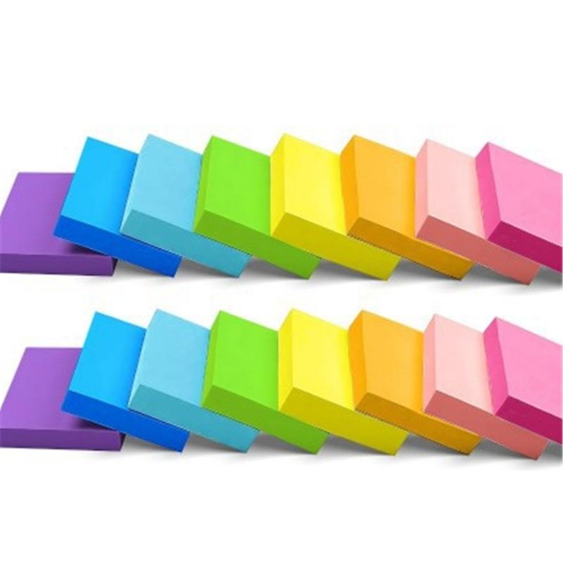 8 Pcs Aesthetic Note Pad Simple Memo Pad Easy To Write Multifunctional Notepads Colorful Sticking Notes