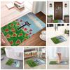 Pete The Cat Doormat Kitchen Entrance Home Floor Mat Non-slip Carpet Rug for Bathroom Footpad Mats