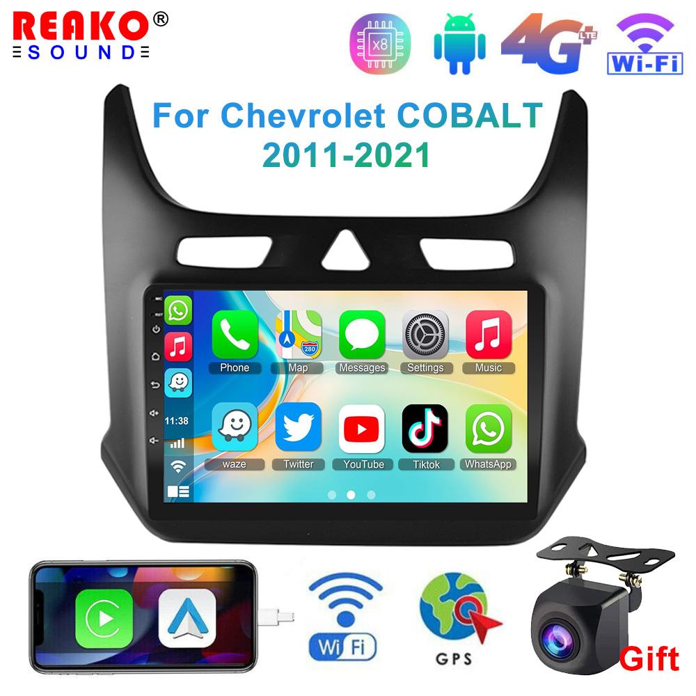 2 Din Android 12 Car Radio for Chevrolet Cobalt 2 2011 - 2018 Multimedia Video Player 4G Carplay Stereo GPS DVD Head Unit