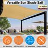 2025 New 2x3m 3x4m Outdoor Shade Sail Waterproof Oxford Cloth Garden Pool Shade Cloth UV Protection Shade Sail Canopy Tent