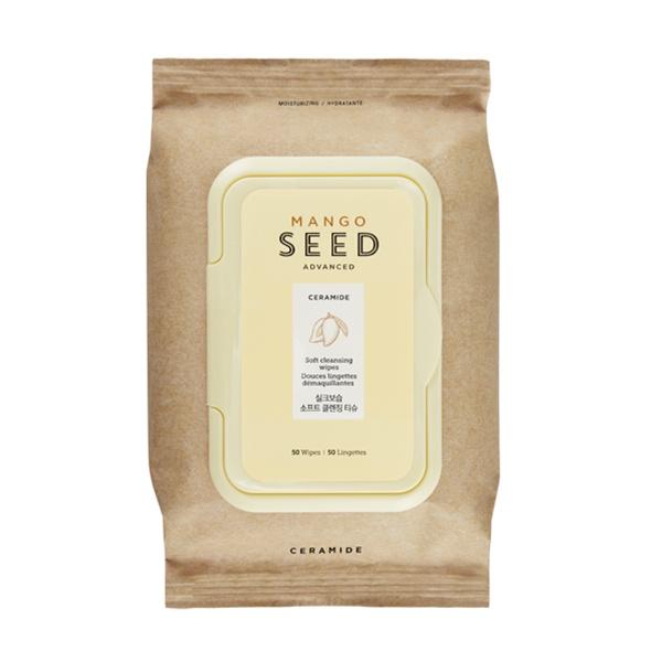 

[The FACE Shop] Мягкие очищающие салфетки с семенами манго, 50 салфеток