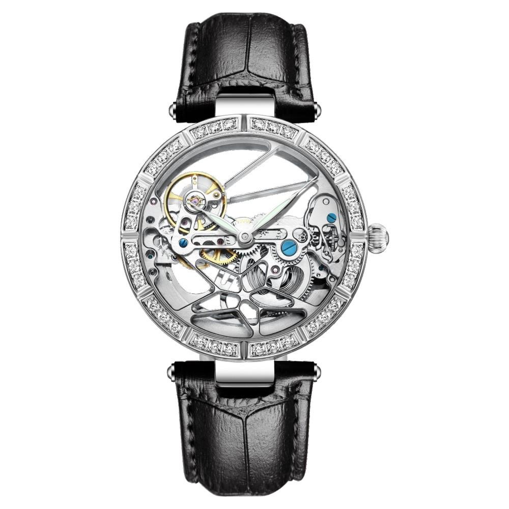 New Women's Watches Luxury Tourbillon Style Original Automatic Mechanical Watch for Woman Waterproof Ladies Watch Reloj
