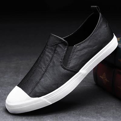 New Spring Men's Shoes Breathable Casual Shoes One-foot Lazy Shoes British Business Leather Shoes Loafer Shoes