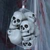Horror-themed Home Decor Realistic Skulls Pendant Table Decor Set for Halloween Bar Home Party Spooky Skeleton for Decoration