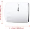 Filtro de Óleo Hidráulico da Transmissão 2188179 1-513211 Compatível com Exmark 109-4180 1-523541 Bobcat 2720396 Toro 1-633750 Bunton Pl7488 Compatível