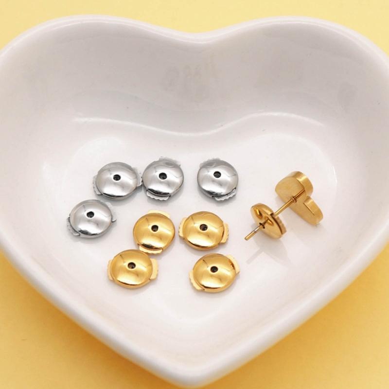 Stylish and Practical Earplugs Locking Clip Convenient Earplugs Retainer Large Earring Replacements for Studs Earrings