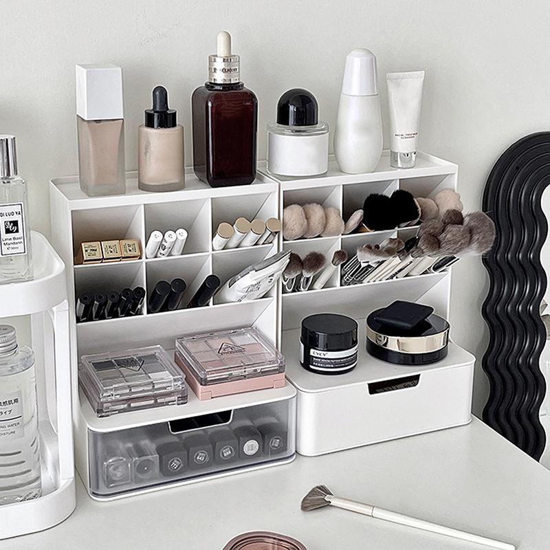 Chic Desk Organizer Jewelry Storage Cosmetics Makeup Brush Storage Box