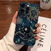 Moon Sun Design Phone Case For iPhone 17 16e 16 15 14 13 12 11 Mini Air ProMax X XR XSMax 8 7 6 6S Plus Soft Silicone Back Cover