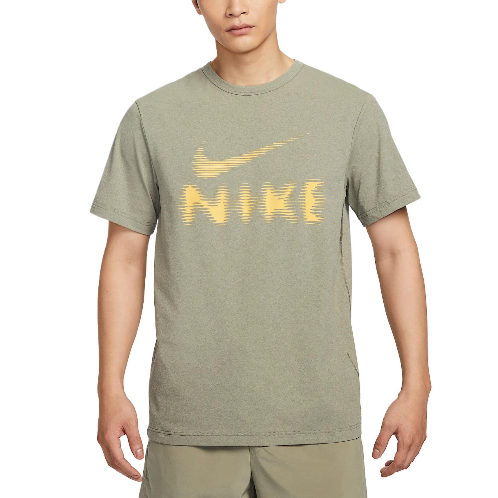 

Nike Hyverse Dri-Fit Comfortable Stylish Fitted Versatile Short Sleeve Quick-Dry T-Shirt Men Tops Light-Army-Green HQ7988320 M