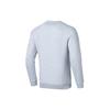 Li Ning Plain Logo Print Round Neck Long Sleeve Sweatshirt Men Sweatshirt Light-Blue AWDS383-1