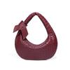 Trendy Large-Capacity Crescent Dumpling Handbag - Fashionable Woven Shoulder Bag