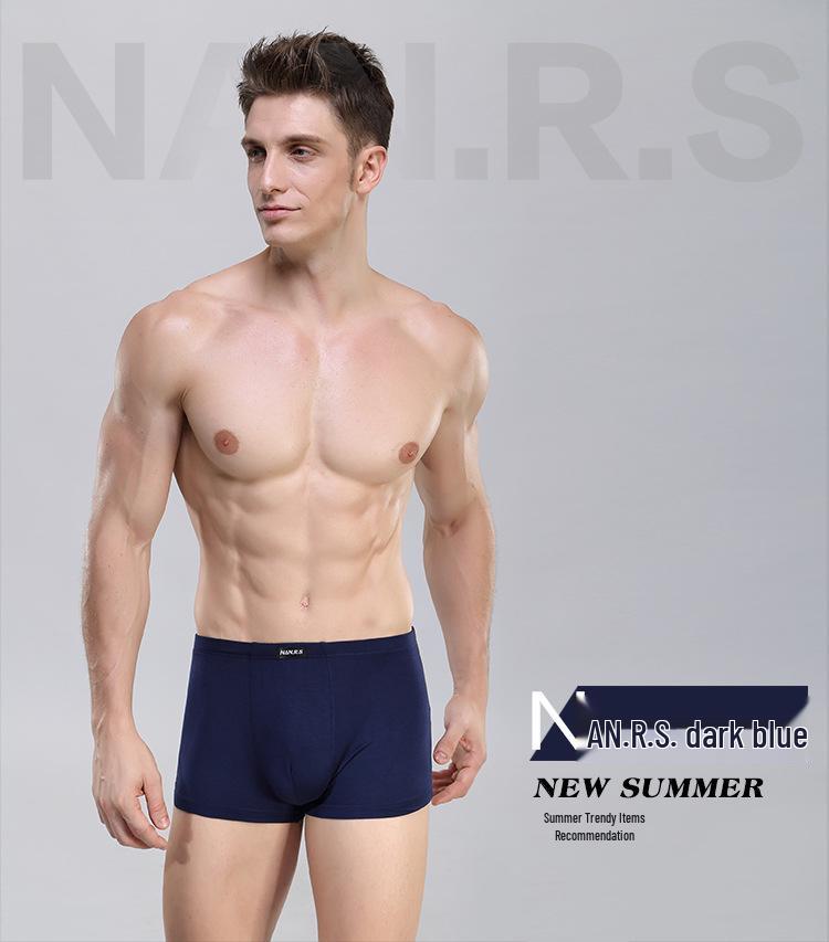 Modal Bamboo Mid-Rise Men's Boxer Briefs - Comfortable, Breathable, Sweat-Absorbing Underwear