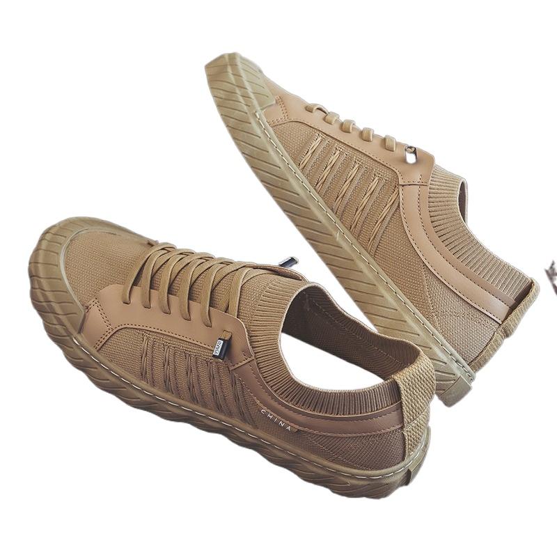 Сетчатые туфли мужские летние мужские сетчатые вырезы повседневные спортивные легкие — фото 6