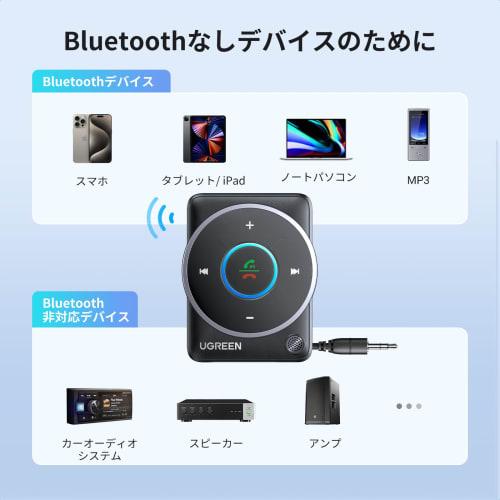 UGREEN Latest Bluetooth 5.4 Car Receiver, Enhanced Connection and Noise Cancellation, Bluetooth Receiver, Bluetooth Converter, USB Type Bluetooth 5.4