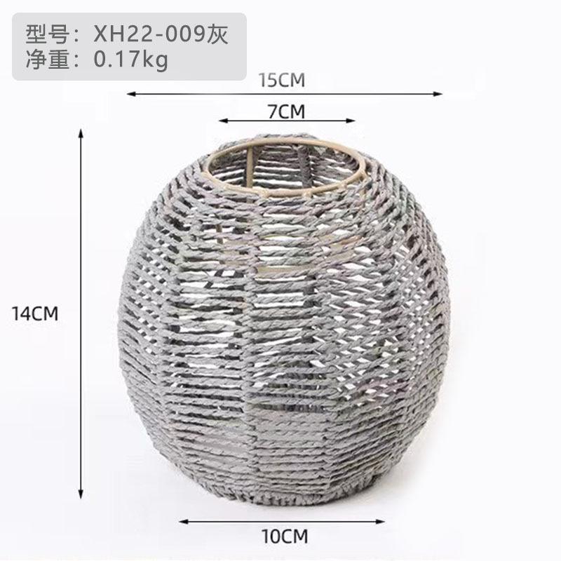 Papierseil-Kronleuchter Neuer chinesischer Imitation-Rattan-Lampenschirm B&B-Restaurant Hot-Pot-Shop Kreative DIY-Beleuchtung Web-Beleuchtung Dekoration
