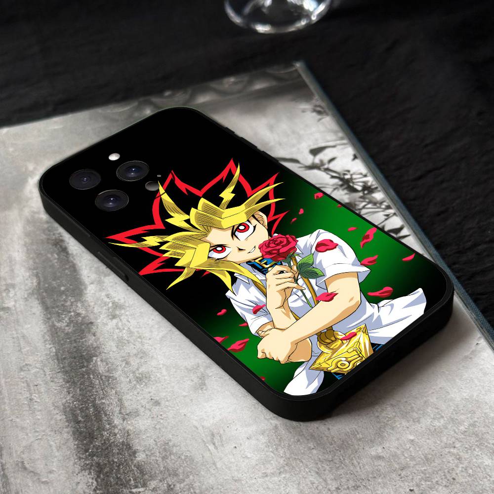 Anime Yu-Gi-Oh Yami Yugi Phone Case Black Silicone Soft Shell For IPhone 17 16 15 14 13 12 11 Air Pro Max Plus Hot Sale