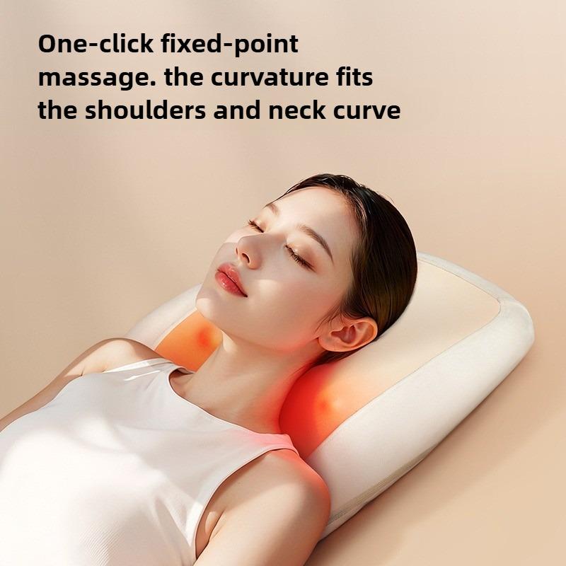 Wireless Chair Massage Machine Cushion Back Waist Multi-purpose Up and Down Move Warm Massager Pad Ultra-thin Car Use Home