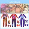 Five Nights At Freddys Kinder Cosplay Kostüm mit Polyesterstoff für Partys