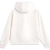 Li-Ning Casual Minimalist Solid Color Hooded Pullover Sweatshirt Women tops Off-White AWDV808-5