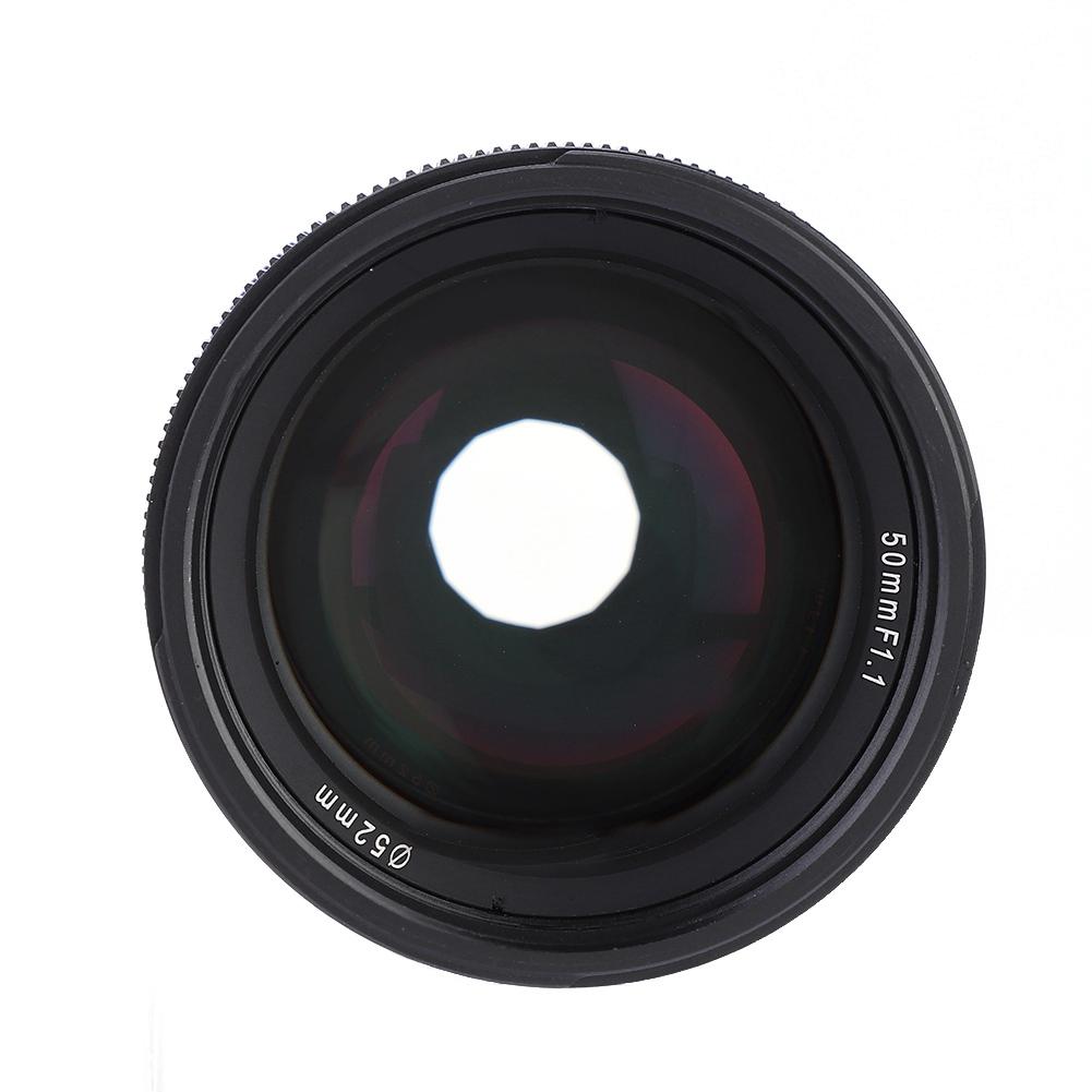 Kamlan 50mm F1.1 APS-C Large Aperture Manual Focus Lens for Mirrorless Cameras (for M43)