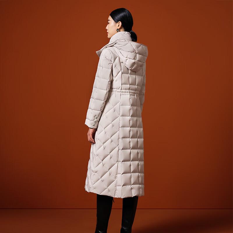 Tanbor Women's Goose Down Long Hooded Parka TB232296