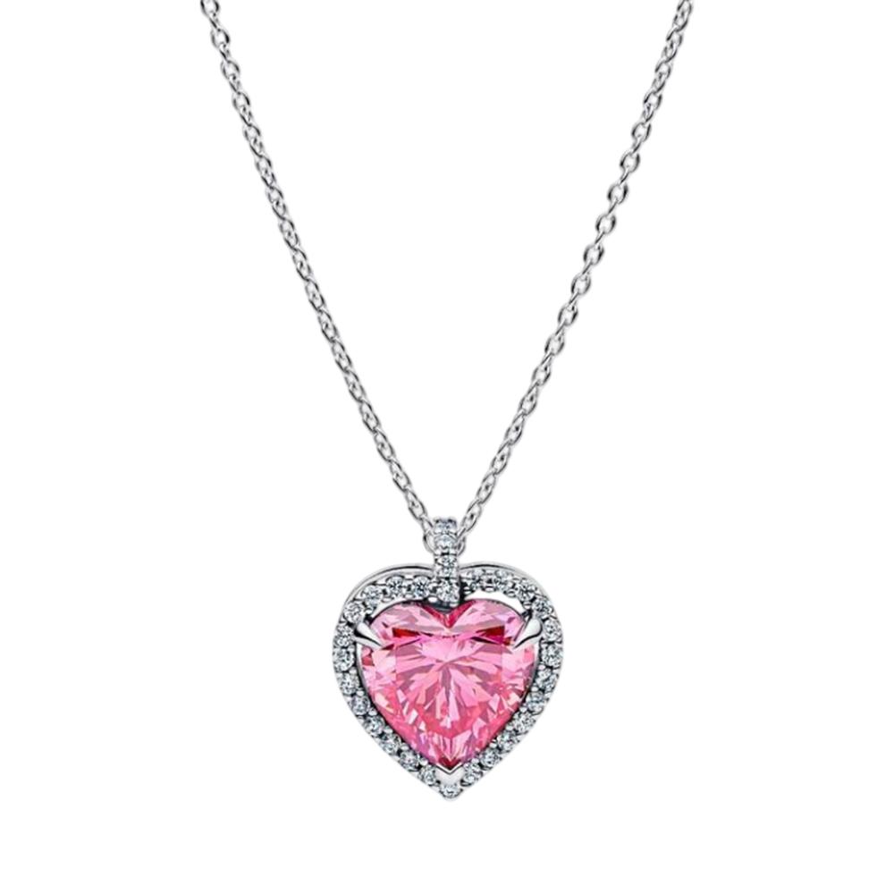 new 925 silver rainbow tennis necklace for women DIY fashion boutique wedding party jewelry gifts