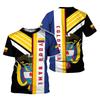 Full Print Colombia Flag Graphic Tshirts For Men New In Casual Crew Neck Short Sleeve T Shirt Streetwear Men's Oversized Tees