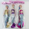 1/6 Beautiful Mermaid Princess Fairy Doll Toys 30CM Mermaid Princess Joints Movable Fashion Fishtail Dress DIY Dress-up Toys