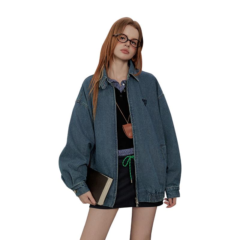 

UNIFREE Vintage Washed Harrington Jacket L
