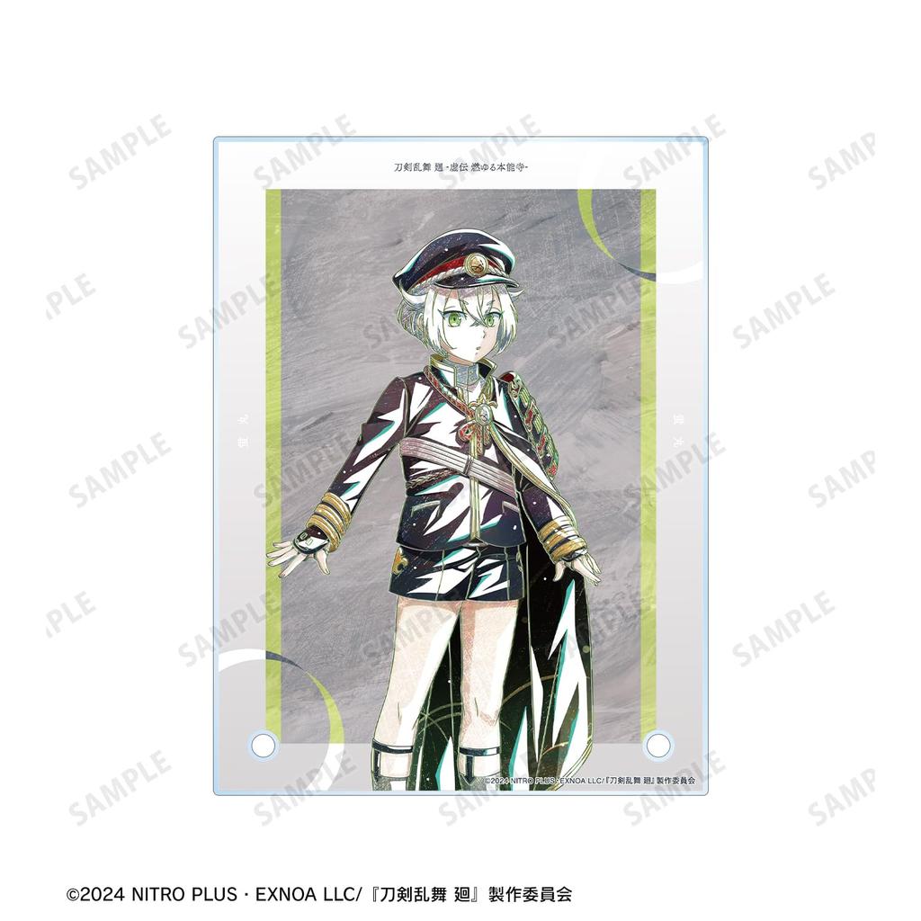 Anime Ranbu Kai Kyoden Burning Hotarumaru Touken Ranbu Kai Kyoden Burning Honnoji Ani Art 2nd Edition A6 Acrylic Panel "Touken Honnoji"