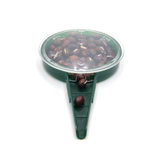 Gartenpflanzenspender, Sämann, Zifferblatt, kreativer Verbreiter, Sämann, Pflanzgefäß, Starter, Sämaschine, tragbare Gartengeräte, 12 x 6 cm