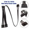 5 Pin To 3 Sata Hard Drive Hdd Peripheral Power Cable For V550 V650 V750 V850 V1000 V1000 Modular Power Supply