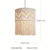 Handmade Nordic Bohemian Cotton Rope Lampshade Pendant Light for Home Décor
