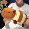 Capybara Stuffed Animal 2-in-1 Reversible Plush Toy Crocodile Capybara Pillow Soft Cotton Capybara Toys