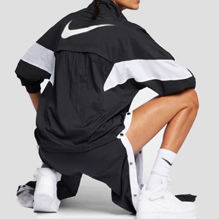 (WMNS) Nike Sports Jacket 'Black White' Women's CN6918-010