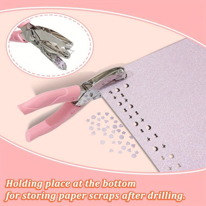 Hole Puncher Paper Perforator Scrapbooking Punches Paper Hole Punch Star Heart Circle Hole Punch Craft Shape Cutter Perforator