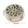 Metal All Purpose Incenses Box Container Tray With Safety Cover Heatproof Construction Perfect For Travel Or Patios Use