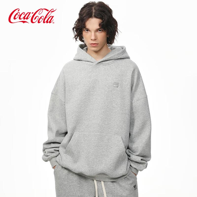 Coca-Cola Men's Embroidered Hooded Sweatshirt