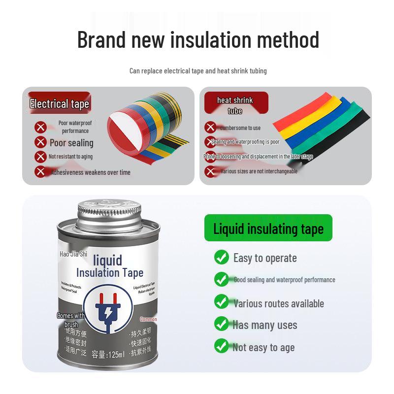 Waterproof Flame-Retardant High-Temp Insulating Tape for Electrical Repair