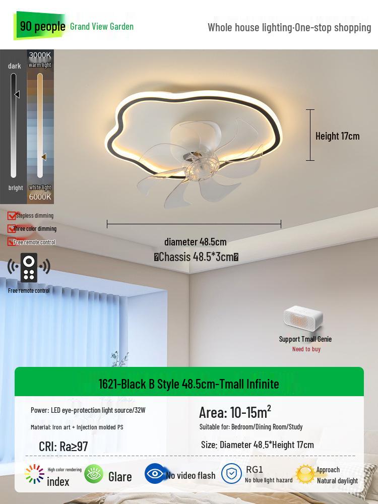 Cloud Lamp for Children's Room - Nordic Ceiling Fan Lamp