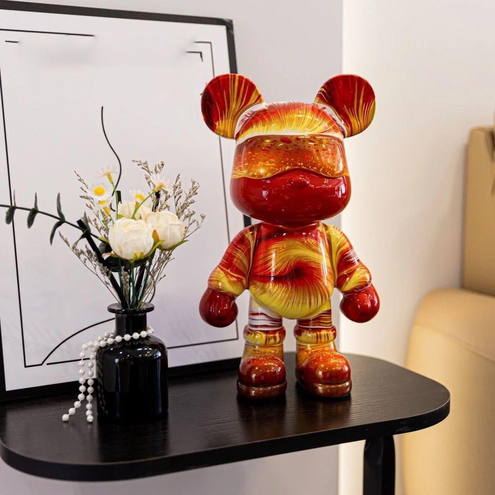 Gewalttätiges Bären-Sparschwein, Wassertransferdruck, Wohnzimmer, Leichter Luxus, Schlicht, Trendig, Dekorative Artikel, TV-Schrank, Weinschrank, Eingangsbereich