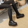Retro British Style Long Martin Boots Will Be Popular In Autumn and Winter 2025, Fashion Trend, Thick Bottom Will Increase by 8 Cm, Cool Tide