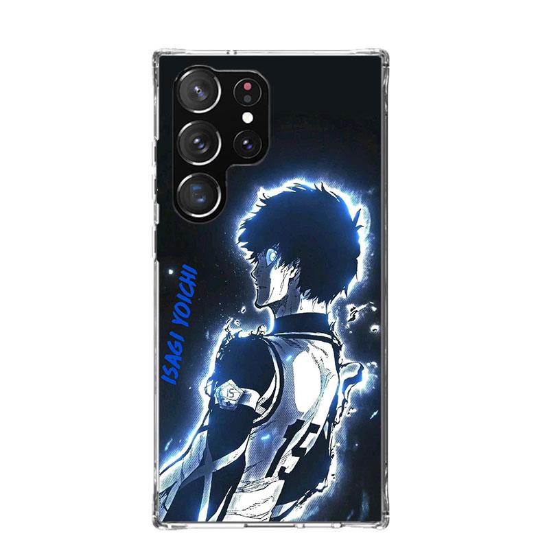 

Blue Lock Isagi Yoichi Phone Case For Samsung Galaxy S22 S23 S24 S25 Ultra S21 FE S20 Plus S10 + S25 Edge Art Customized Coque Samsung S20 FE